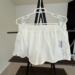 Old Navy White Active Shorts Size M Quick Dry
